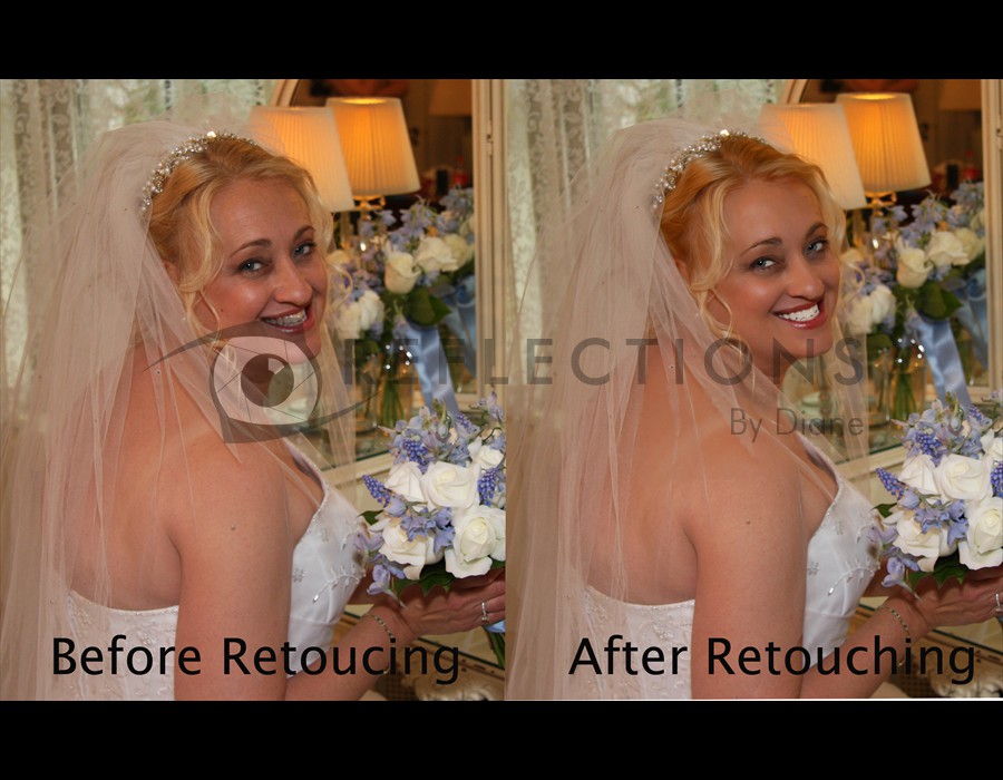 Before and After Retouching